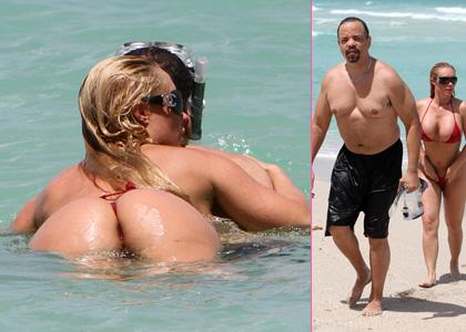 Enjoying some quality time together, Ice-T and his wife Nicole "Coco&q...