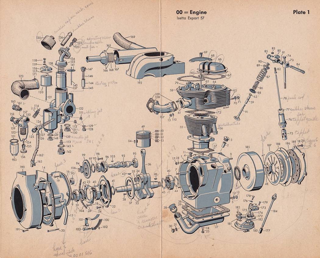 BZ's BMW Isetta 300's: Isetta 300 Parts Plates Exploded ... benelli wiring diagram 