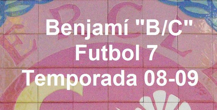 Futbol 7 CS1856 Benjami "B" i "C" 08/09
