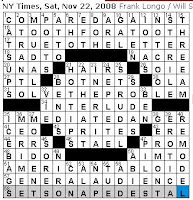 Rex Parker Does the NYT Crossword Puzzle: November 2008