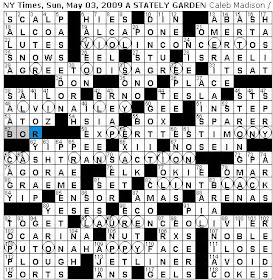 Rex Parker Does The Nyt Crossword Puzzle Accompanier Of A Harrow In Harrow Sunday May 3 2009 C Madison Bar Since 1879 Relatives Of Balalaikas Revelations Choreographer