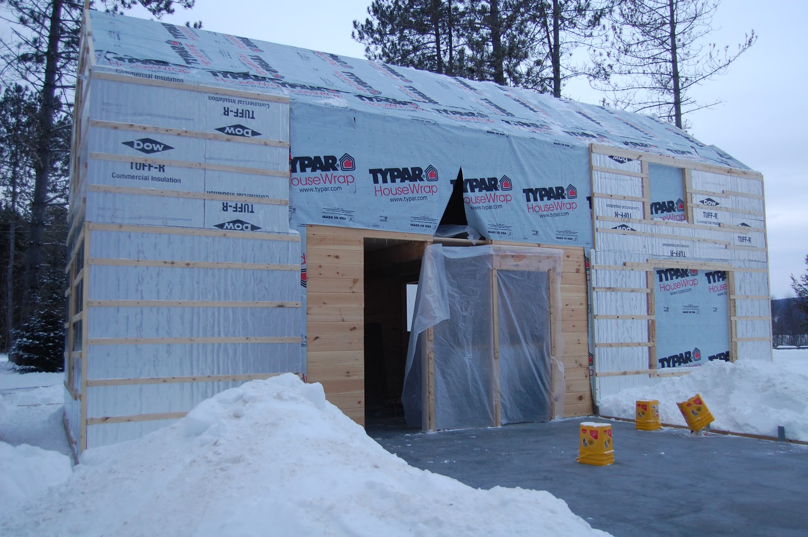 Mariah Lane House Insulation and Strapping