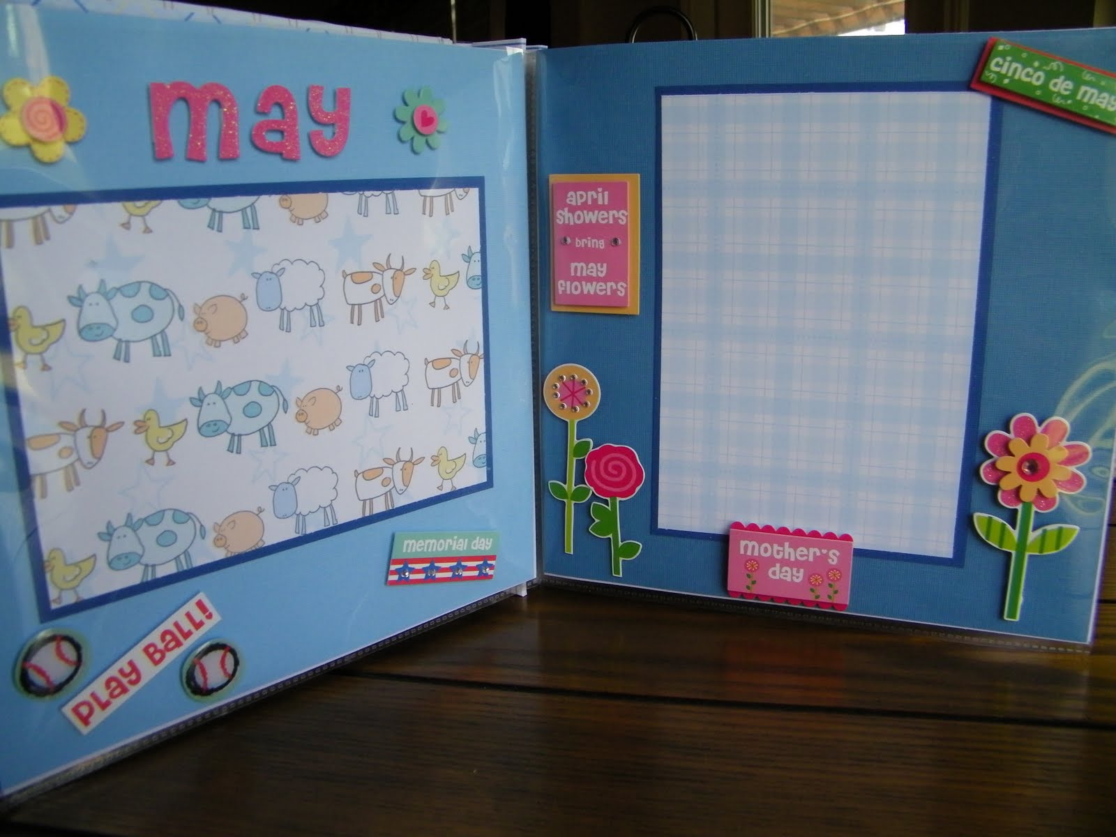 SMF Creations Baby's First Year scrapbook