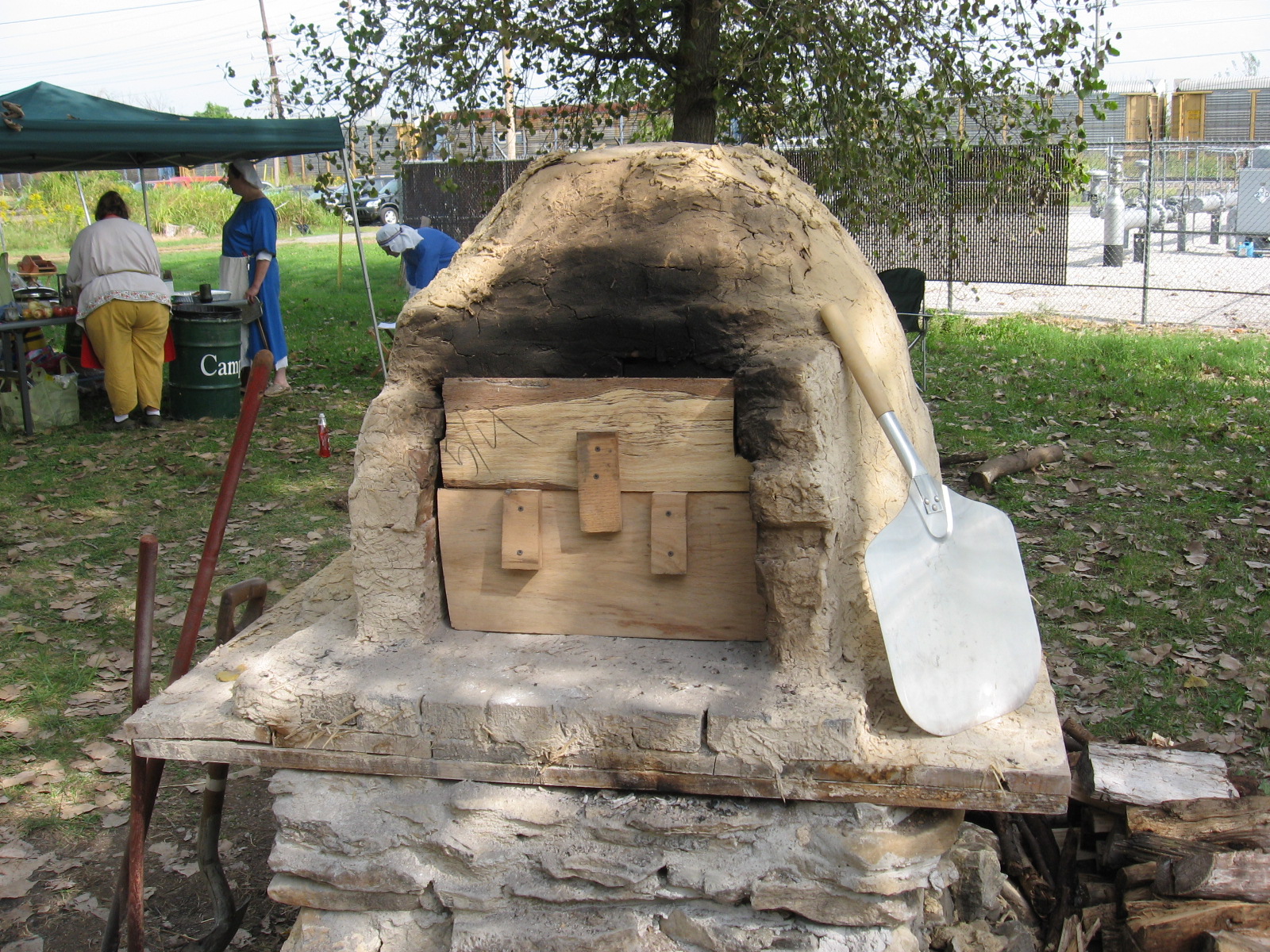 Hungry for Homemade Historical baking in an outdoor oven