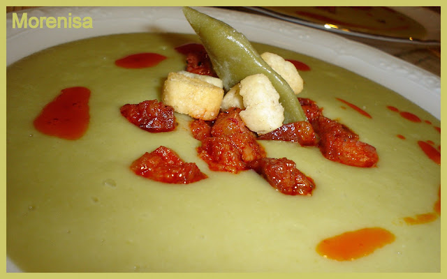  Crema de Judías Verdes.- 