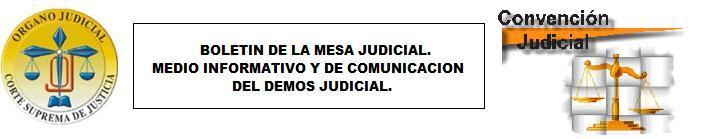 BOLETIN DE LA MESA JUDICIAL
