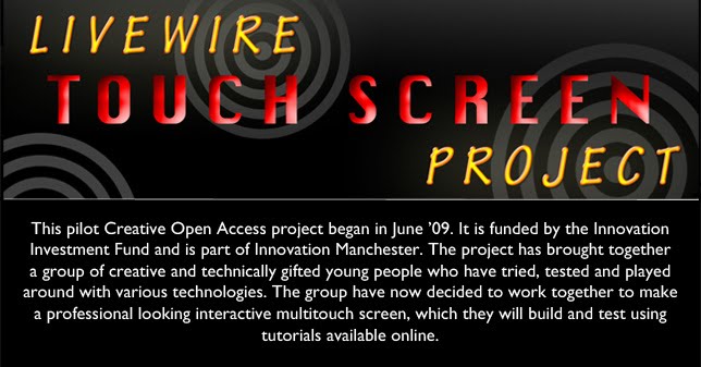 LiveWire Touch Screen Project