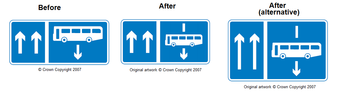 Signage Improvements Cycle Bus Tram And Car Sharing Lanes Glob On Signage Improvements Cycle Bus Tram And Car Sharing Lanes Glob On