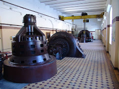 Sala turbinelor de la Hidrocentrala-muzeu Sadu I