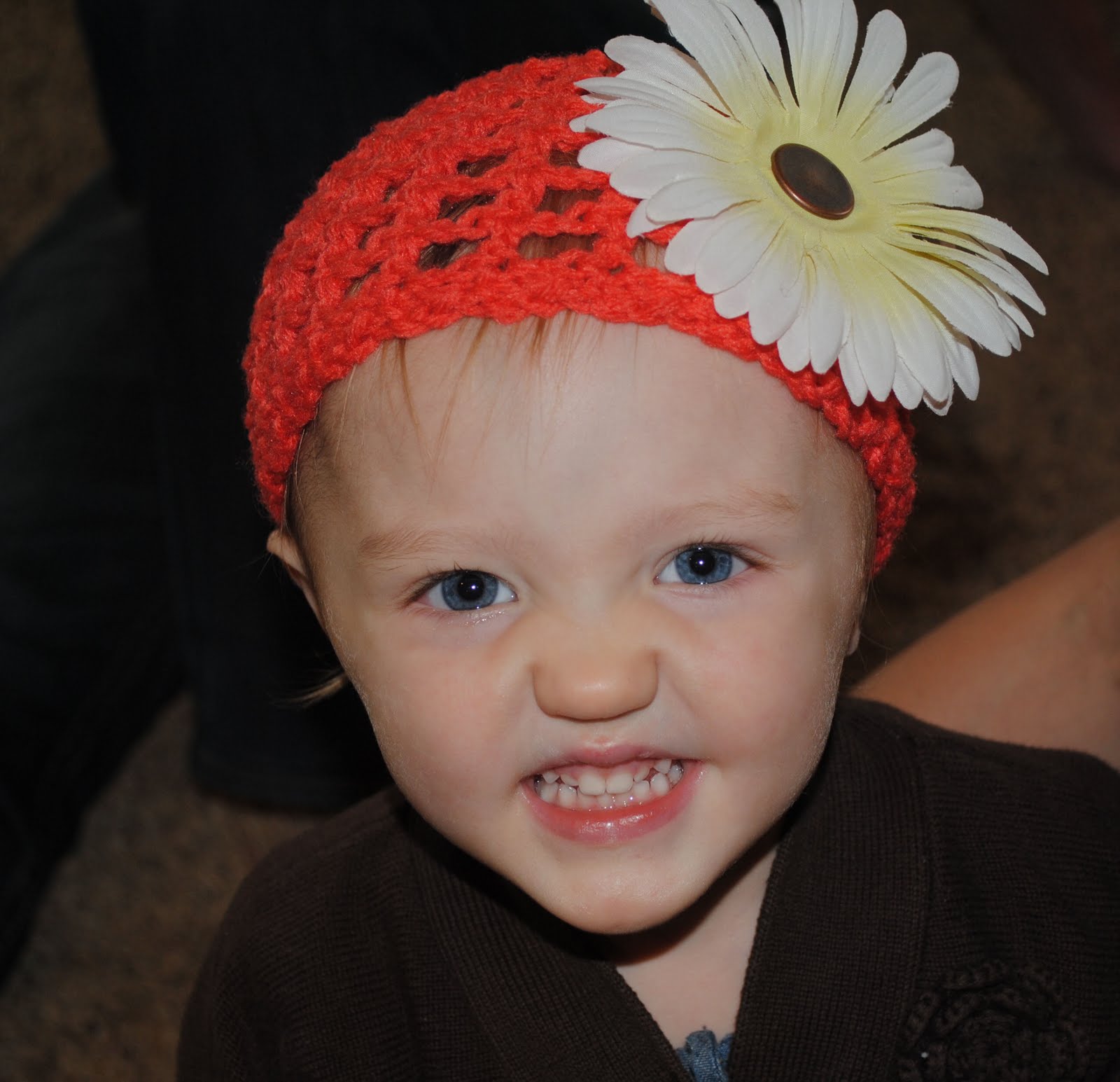 Country Girls Stitchin' Little Girls Hats with Flowers