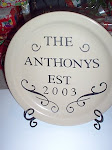 I made this vinyl designed plate for my sister and her husband for Christmas 2008