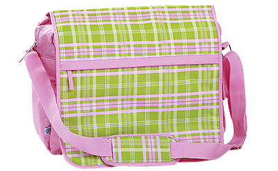 Pink Laptop Messenger Bag
