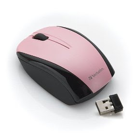 Verbatim Nano Wireless Notebook Optical Mouse Pink