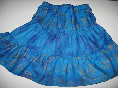Wheeler Creations-Sewing With Love: Three Tiered Skirt