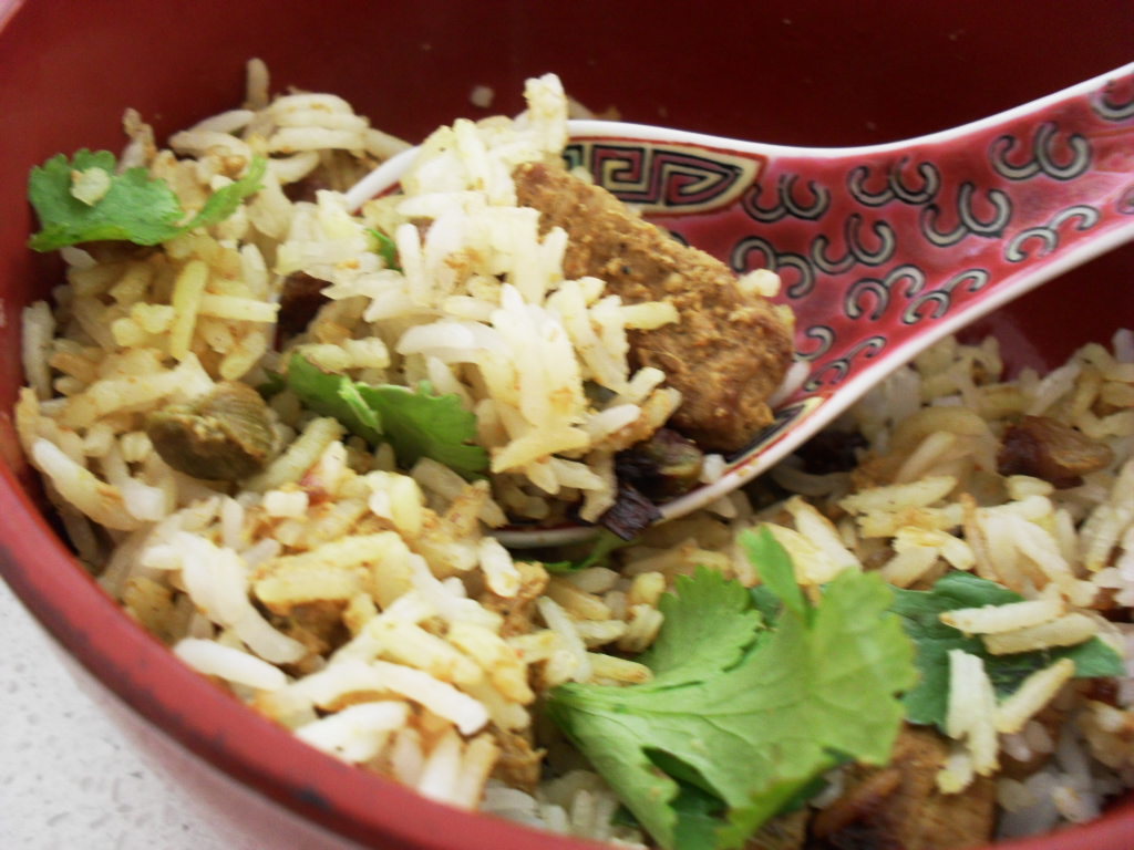 My Private Kitchen Journey Mains Collection Lamb Biryani so spicy