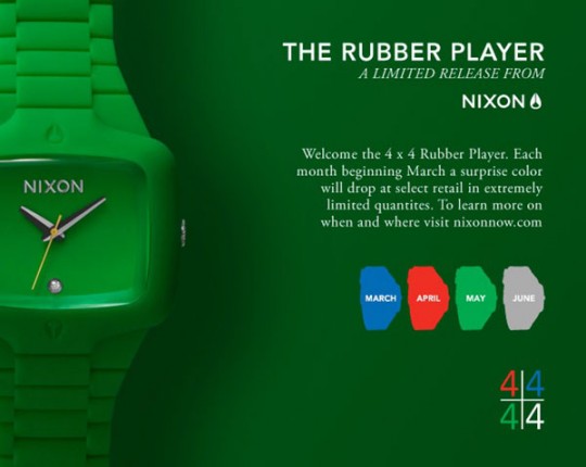 PLuSH Paparazzi Embassy Nixon Rubber Player Watches