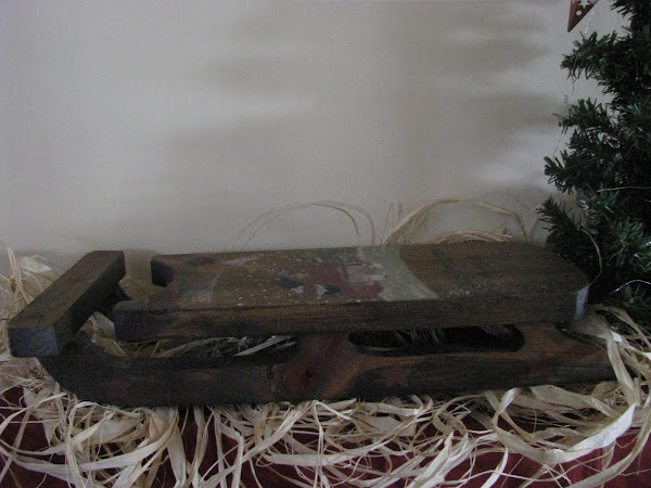 Olde Farmhouse Christmas Sled $20.00
