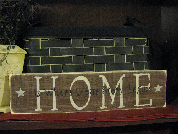 "Home is Where Your Story Begins"  Wall Hanging