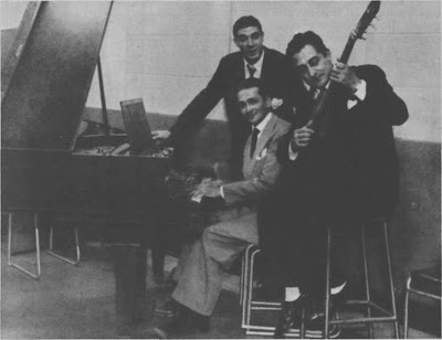Alberto Moran, Osvaldo Pugliese  al piano y Roberto Chanel con   guitarra
