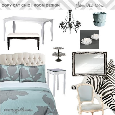 Teenage Room on Copy Cat Chic   Chic For Cheap    Room Design   Glamorous Teen Room