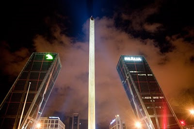 las torres del la Castelana en Madrid Business Area