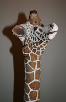 Giraffe sculpture - one of a million giraffes