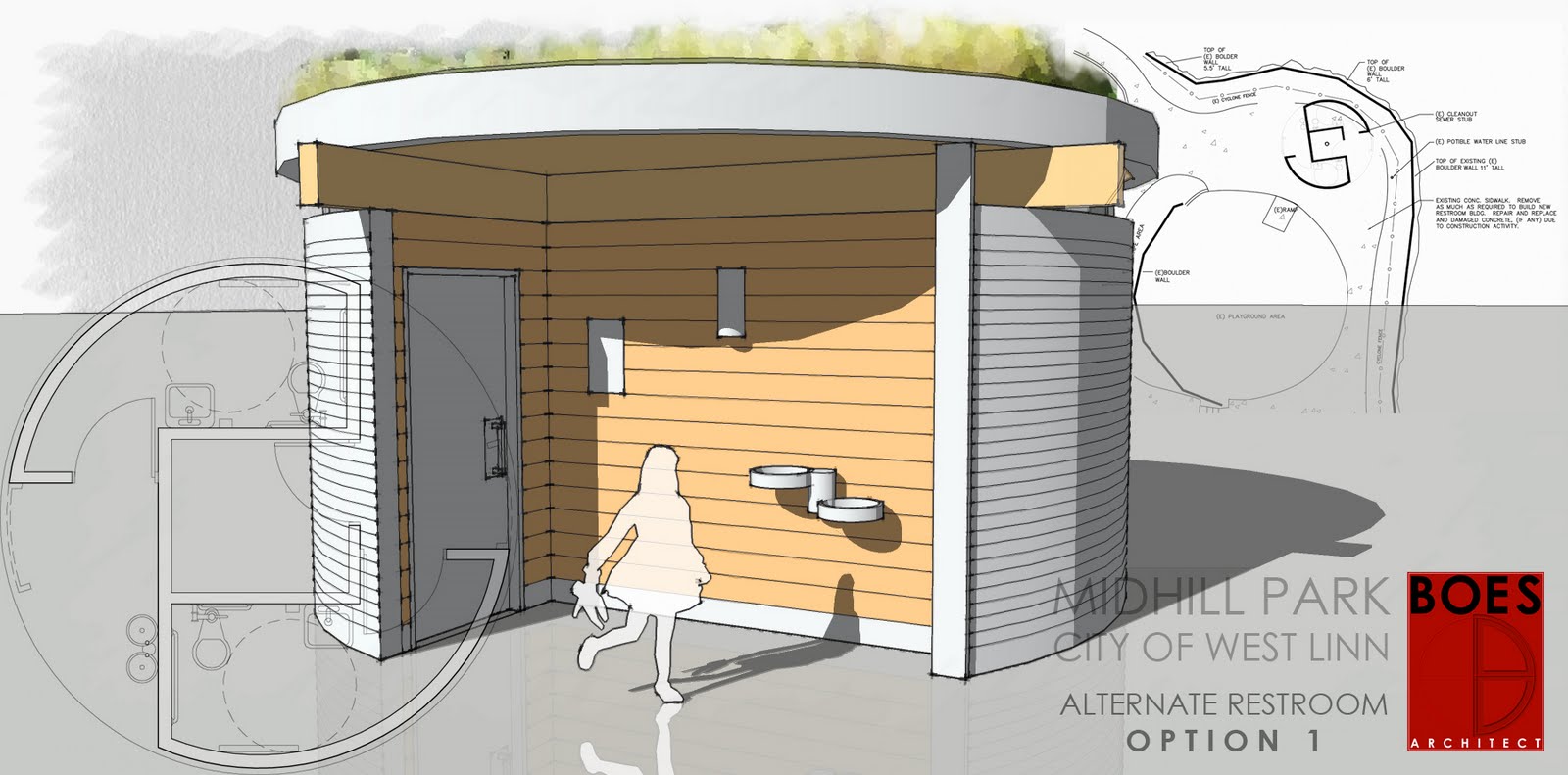 BOESarch A Greener Park Bathroom...