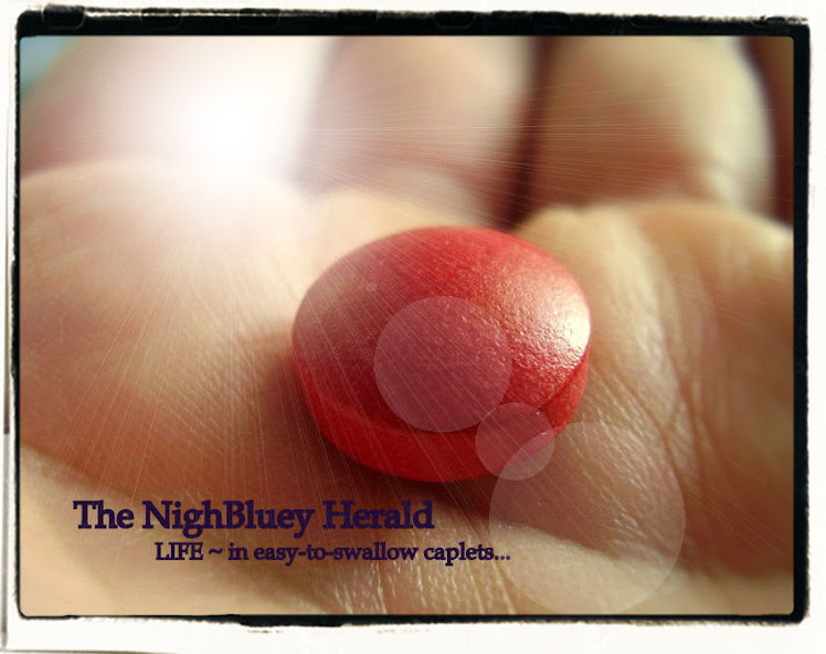 The NighBluey Herald....(Life ~ in easy-to-swallow caplets...)