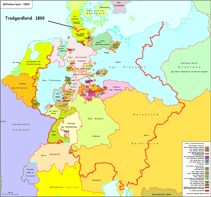 Gallery For > German States Map 1860