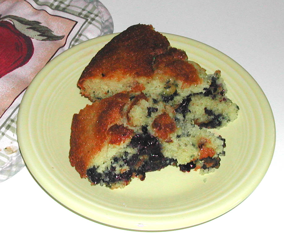 The Iowa Housewife Blueberry Buttermilk Cake