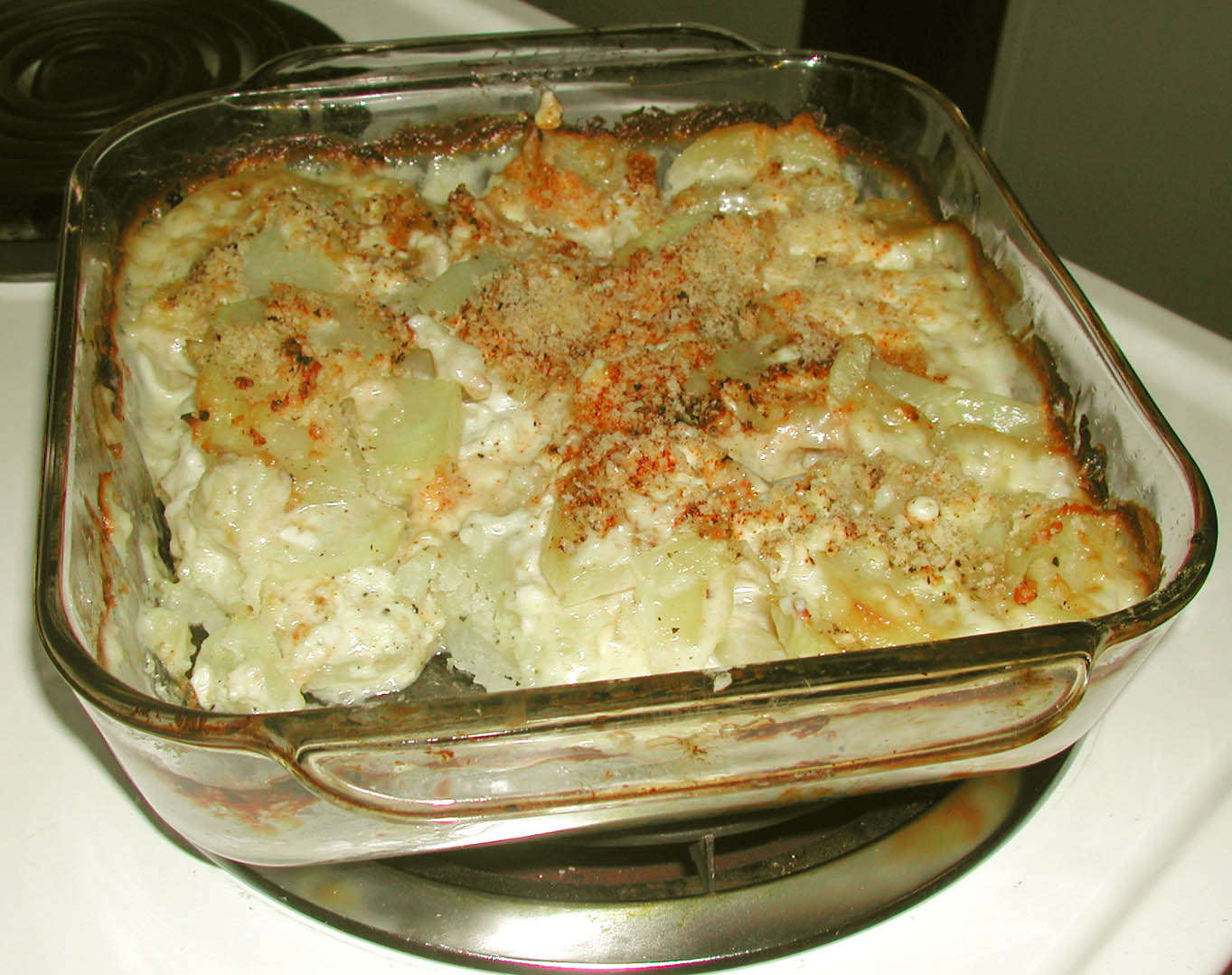 The Iowa Housewife Potato And Cottage Cheese Au Gratin