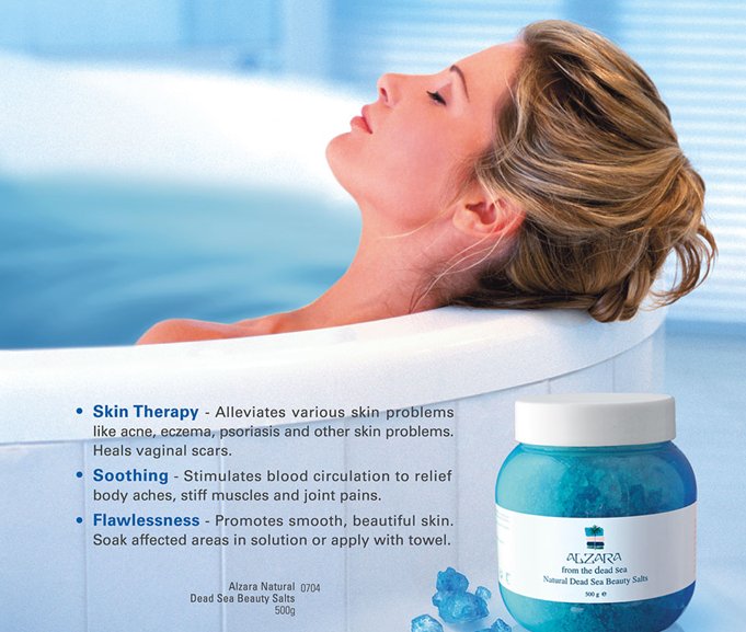 Le Cristal Alzara Natural Dead Sea Beauty Salt (500g) 0704