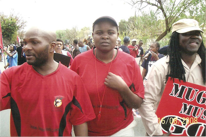 A FEW OF THE PHOTOS TAKEN AT THE " COSATU AND AFILLIATES" DEMO ON SAT, 16th AUGUST 2008, SANDTON.