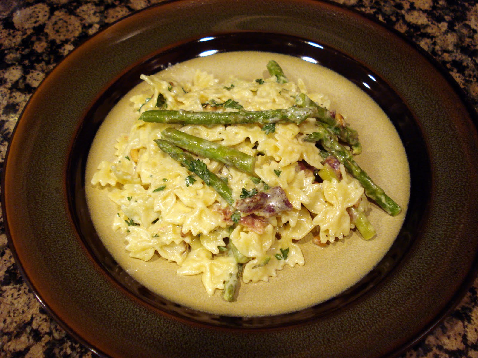 This Chic Can Cook Bowtie and Asparagus Pasta