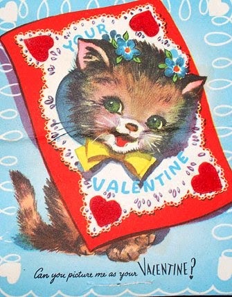 My Red Dress: For the love of vintage Valentines Day Cards