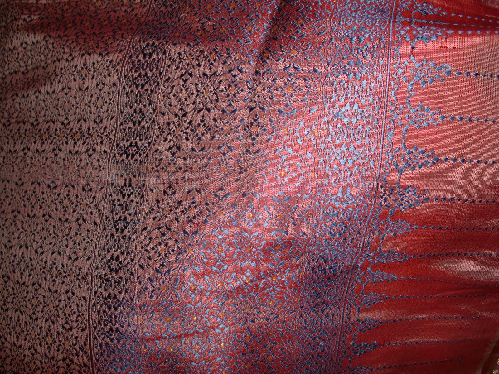 FABRIC Hand woven silk