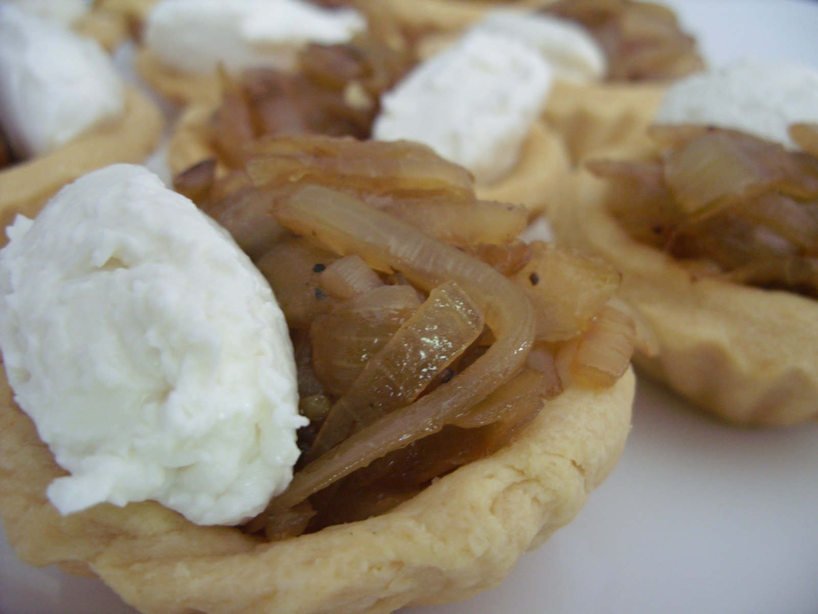 These Tastes of Mine Caramelised Onion and Goat Cheese Tartlets