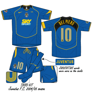 juventus kit 2004