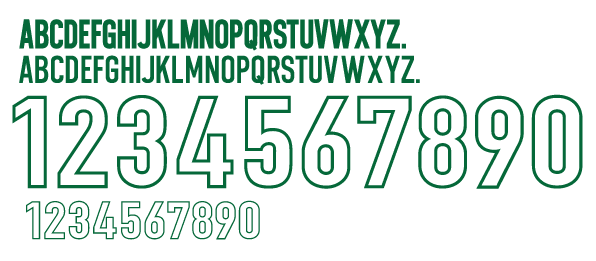 nike world cup font