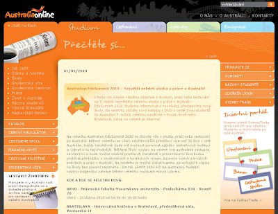 Studium a práce v Austrálii - Veletrh EduSummit 2010