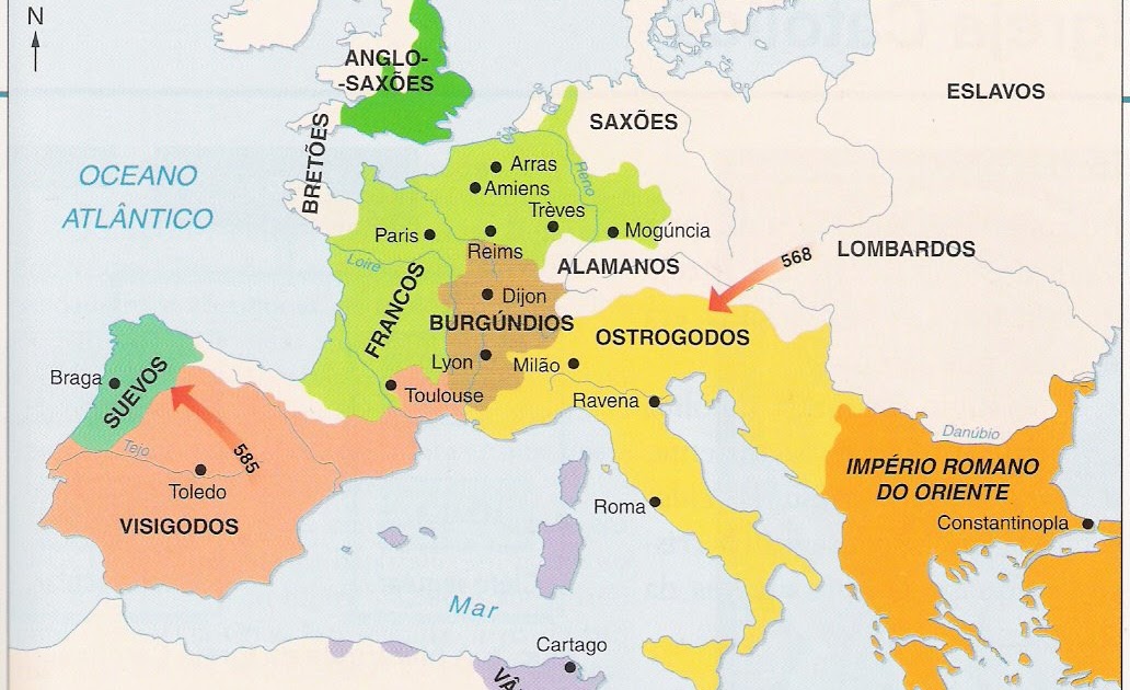 Era Medieval Invasões bárbaras e o declínio do Império Romano Era Medieval Invasões bárbaras e o declínio do Império Romano