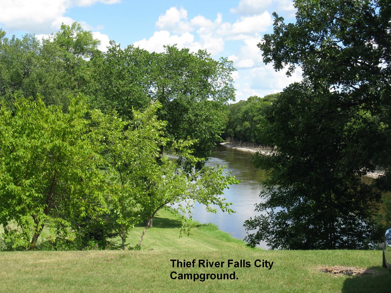 The travels of Ed, Carol and Gopher the dog. Big Falls , Thief River