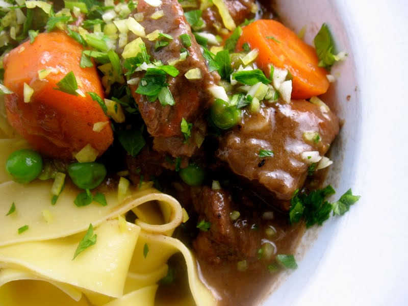 The Hungry Dog Hungry Dog stew with gremolata