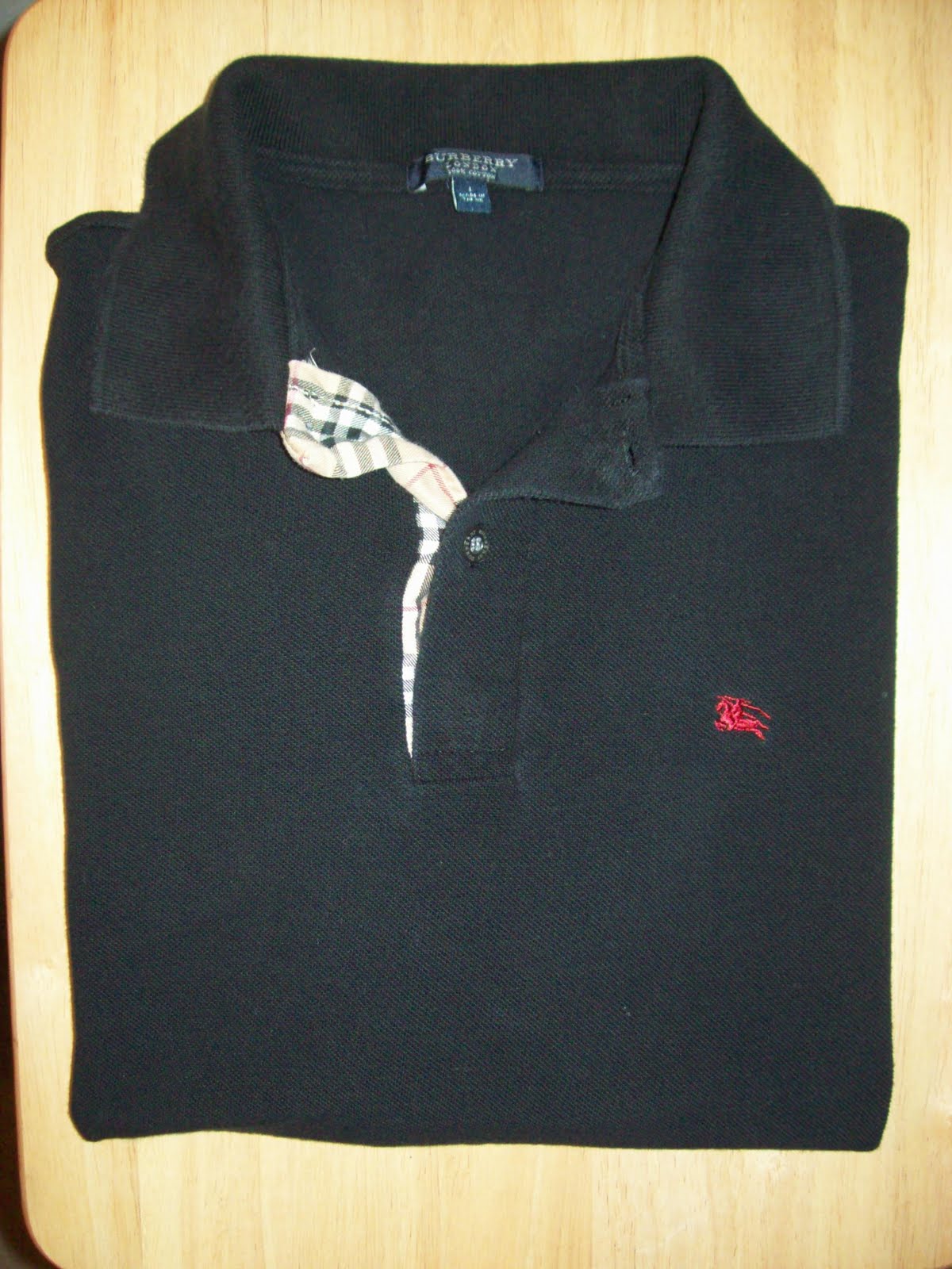 old burberry polo