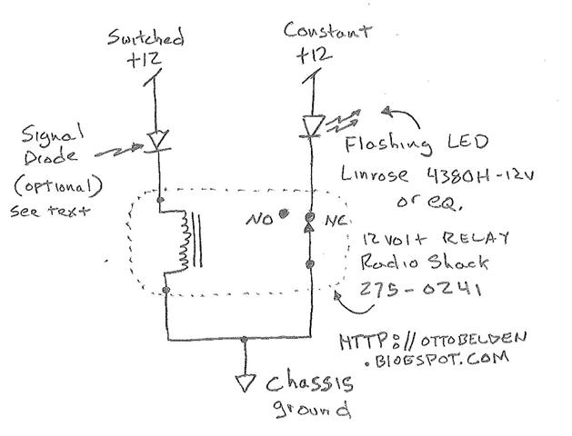 Simple Car Alarm Diagram