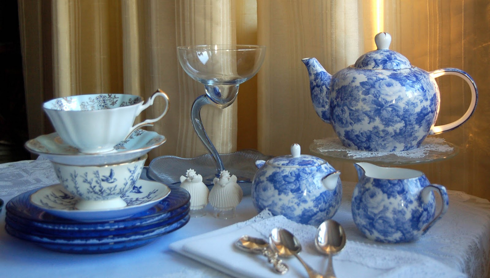 Breath of Fresh Air: The 83rd, Teapot And Tea Things Tuesday: Blue And ...