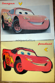 mini PASTELITOS!: *Pastel del Rayo McQueen y cupcakes surtidos*