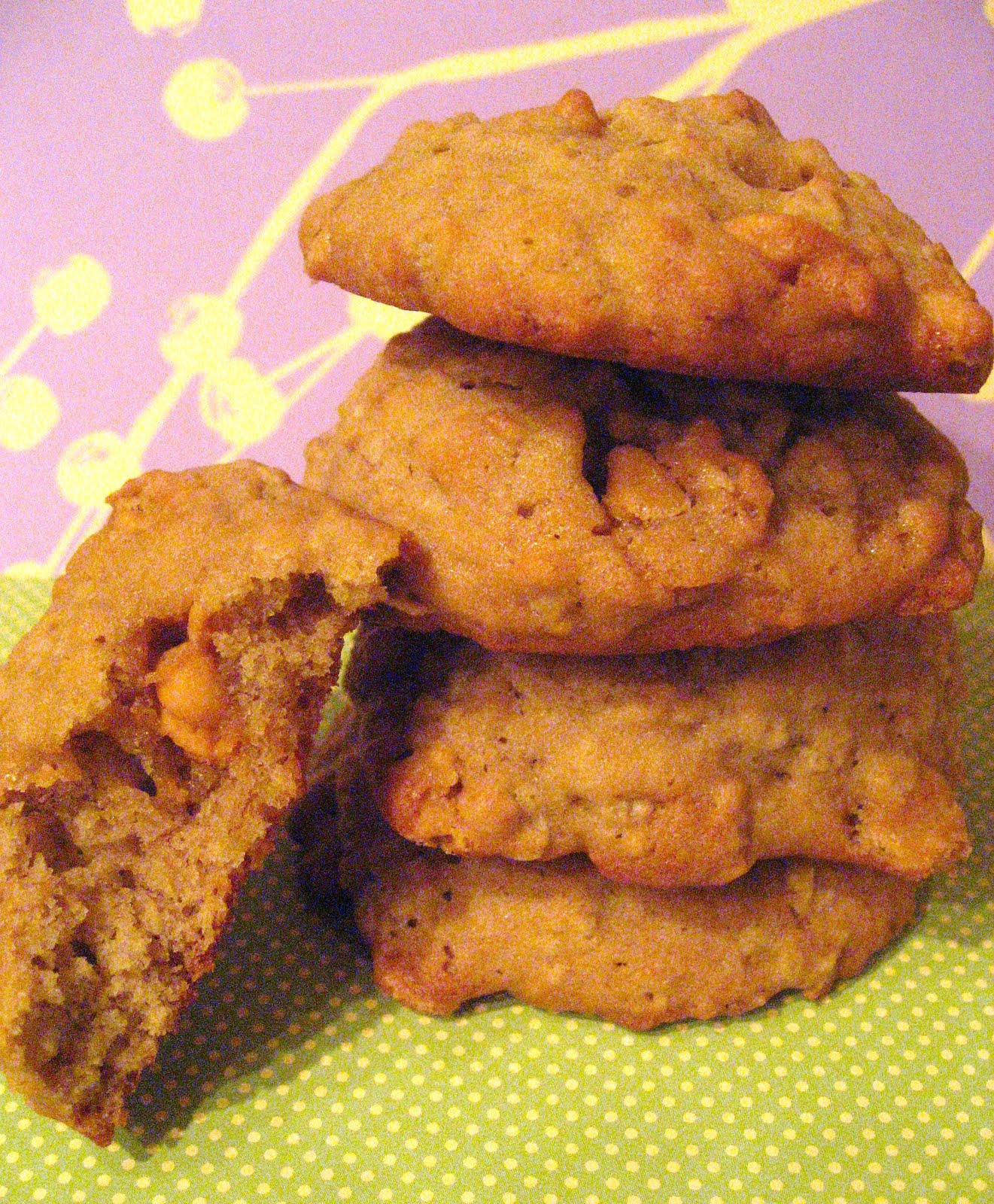 Sugar Junkie Banana Butterscotch Cookies