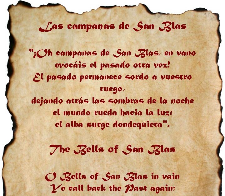 Poema De San Blas