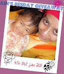 @31 jan : Ain's Besday giveaway